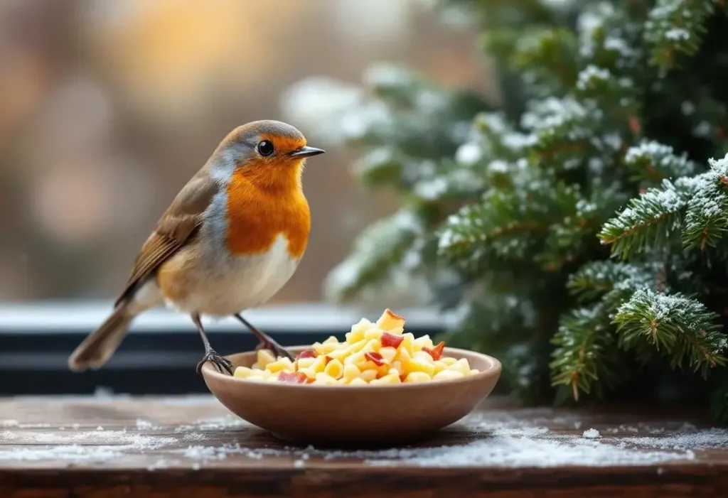 Ces 5 restes de cuisine font venir les rouges-gorges près de chez vous tout l’hiver